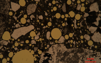 Petrográfiai analízis SANXO digitális mikroszkóppal – Betonmag minták minőségvizsgálata